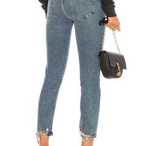 Agolde Toni Mid Rise Slim - Landmark